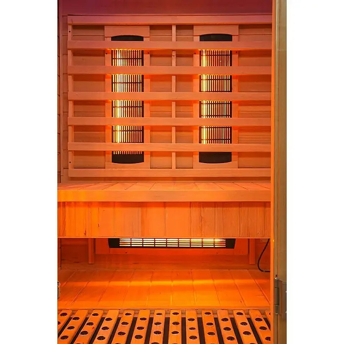 Home Deluxe Infrarotkabine Redsun Deluxe Plus - 1 Carbon-Flächenstrahler, L x B x H: 105 x 120 x 190 cm - Detailaufnahme