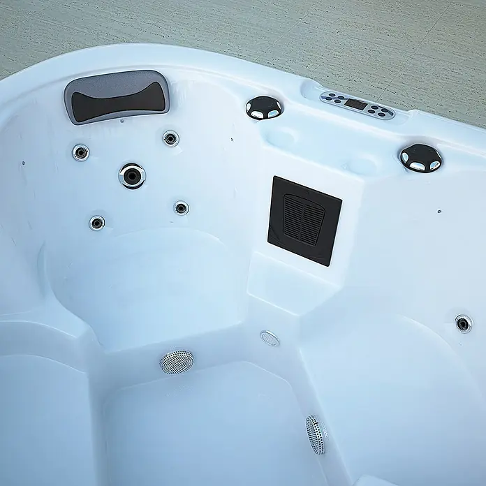 Home Deluxe Außen-Whirlpool Sea Star - 180 x 160 x 79 cm, 850 l, Geeignet für: 4 Personen - Stimmungsaufnahme