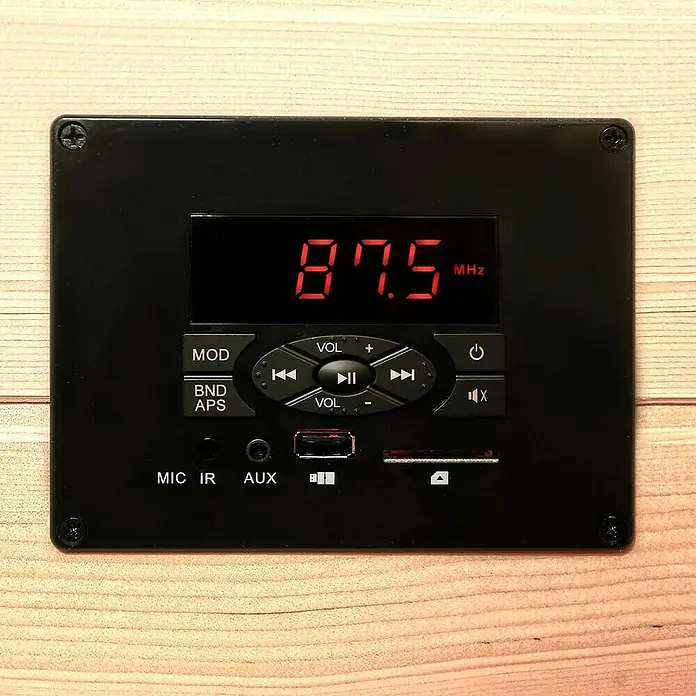 Home Deluxe Infrarotkabine Sahara - 2.445 W, MP3/SD-Card/USB/3,5mm Klinke Radio, L x B x H: 120 x 150 x 190 cm - Stimmungsaufnahme