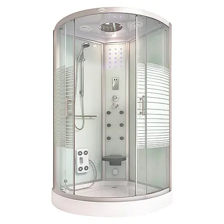 Home Deluxe  Dampfdusche White Pearl