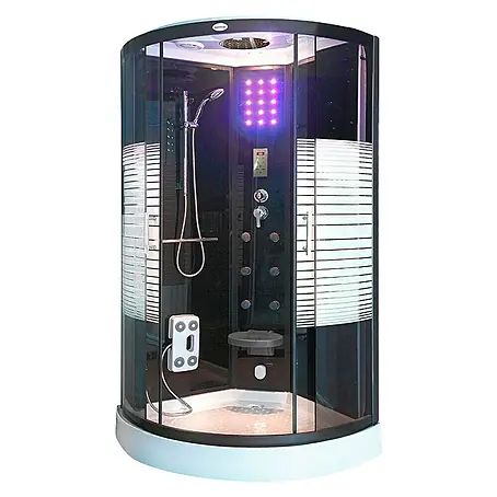 Home Deluxe  Dampfdusche Black Pearl