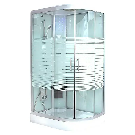 Home Deluxe  Dampfdusche White Pearl