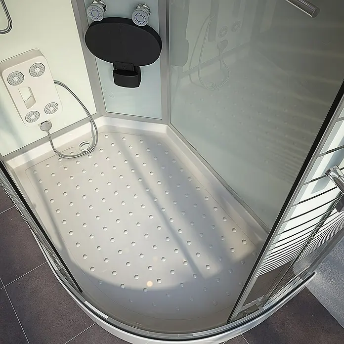 Home Deluxe Dampfdusche White Pearl - L x B x H: 80 x 120 x 220 cm, Weiß, Rechts - Stimmungsaufnahme