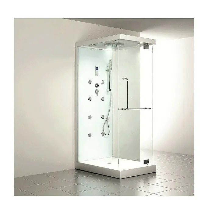 Home Deluxe Dampfdusche - 120 x 80 x 220 cm, Touchscreen-Bedienelement - Stimmungsaufnahme