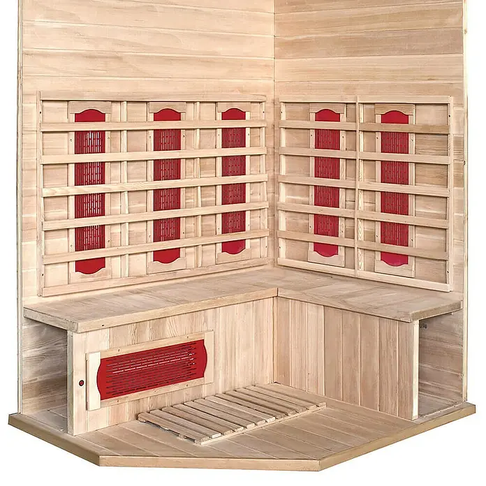 Home Deluxe Infrarotkabine Redsun - 2.075 W, 6 Keramikstrahler, L x B x H: 120 x 155 x 190 cm - Detailaufnahme