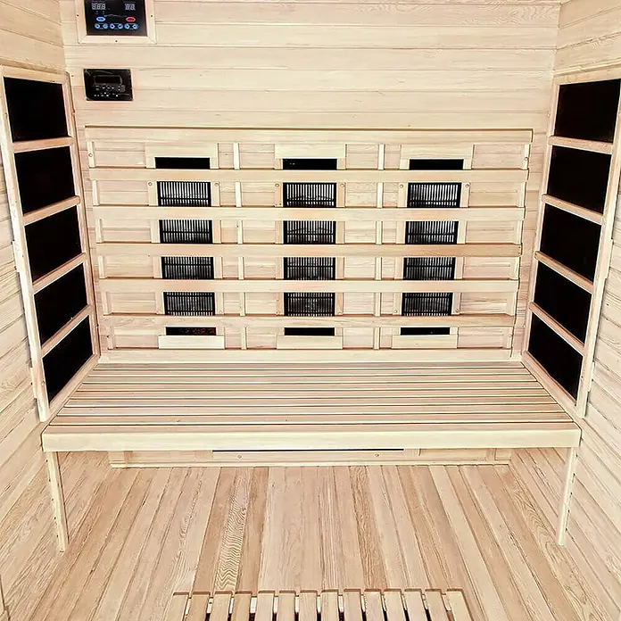 Home Deluxe Infrarotkabine Sahara - 2.445 W, MP3/SD-Card/USB/3,5mm Klinke Radio, L x B x H: 120 x 150 x 190 cm - Stimmungsaufnahme