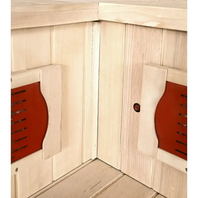 Home Deluxe Infrarotkabine Redsun - 2.400 W, 8 Keramikstrahler, L x B x H: 150 x 150 x 190 cm - Detailaufnahme