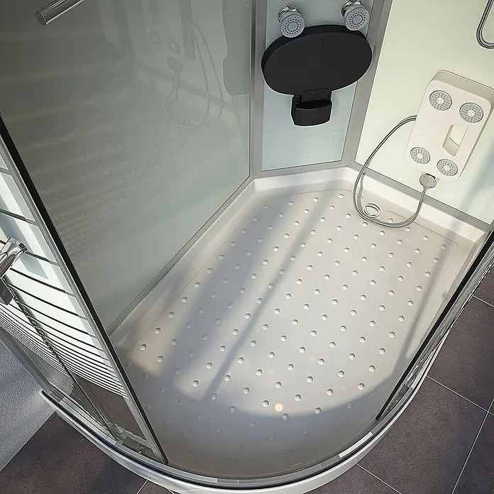 Home Deluxe Dampfdusche White Pearl - L x B x H: 80 x 120 x 220 cm, Weiß, Links - Stimmungsaufnahme