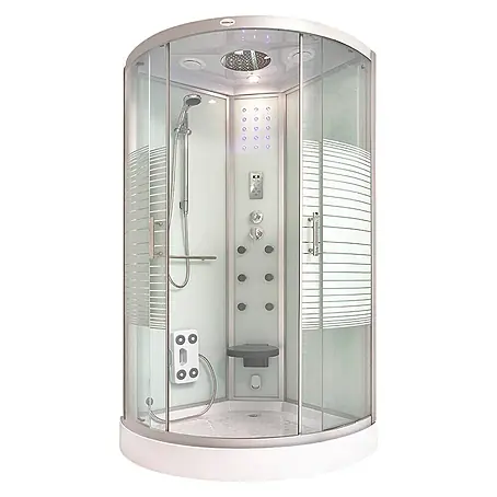 Home Deluxe  Dampfdusche White Pearl