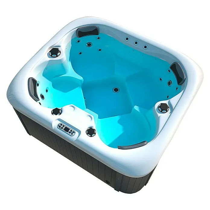 Home Deluxe Außen-Whirlpool Sea Star - 180 x 160 x 79 cm, 850 l, Geeignet für: 4 Personen - Ansicht von oben