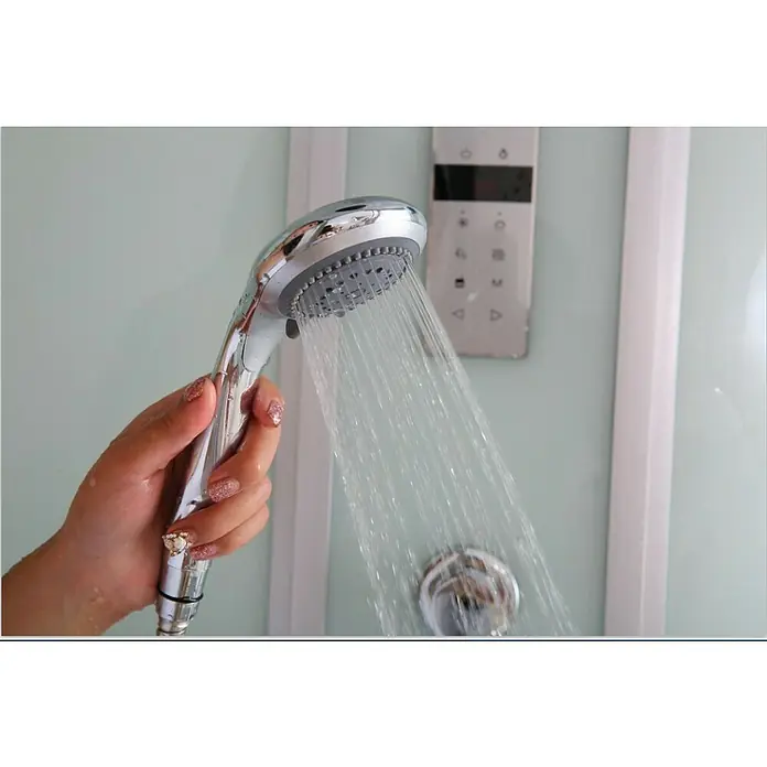 Home Deluxe Dampfdusche ALL IN 4in1 - L x B x H: 90 x 170 x 220 cm, Weiß, Links - Stimmungsaufnahme