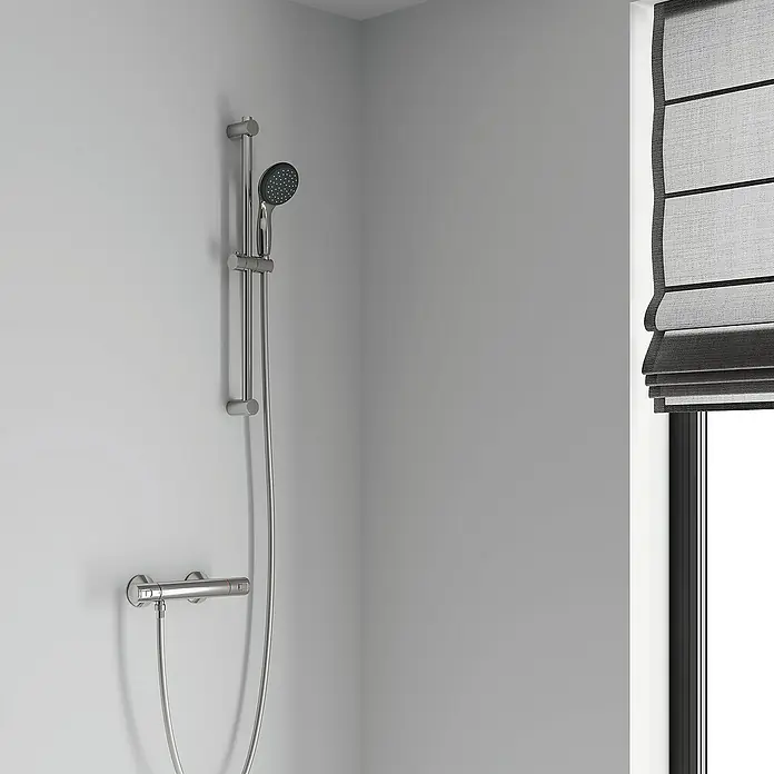 Grohe Set de ducha Precision Start - Sistema antical, Distancia entre orificios: 150 ± 15 mm, Cromo - Foto ambiente