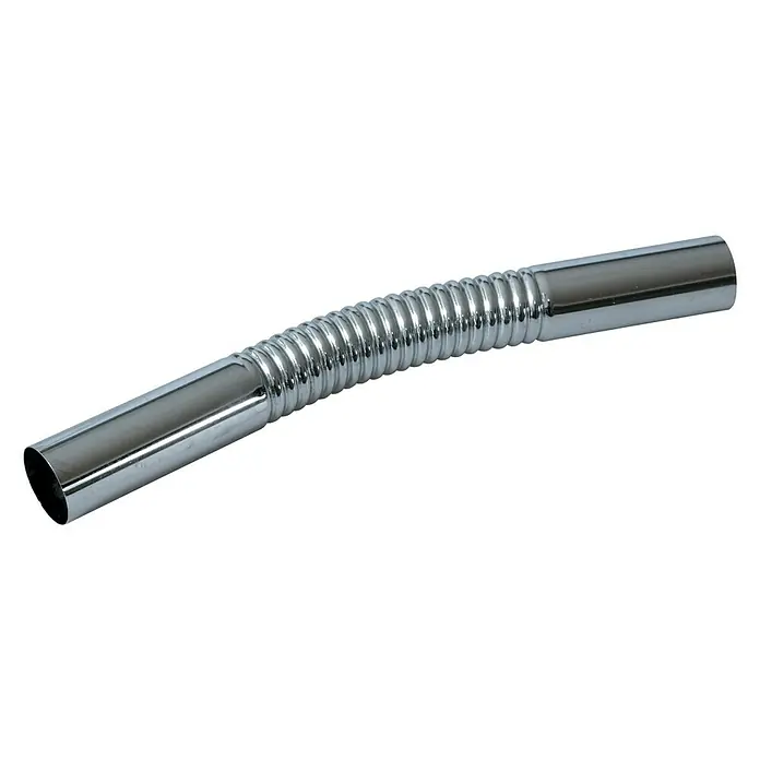 Alargadera flexible - 32 mm, Largo: 30 cm, Cromo - Vista angular