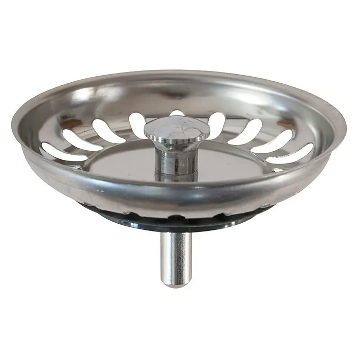 Cestilla para válvula de Ø 113 mm con pasador metálico - Acero inoxidable - Vista frontal