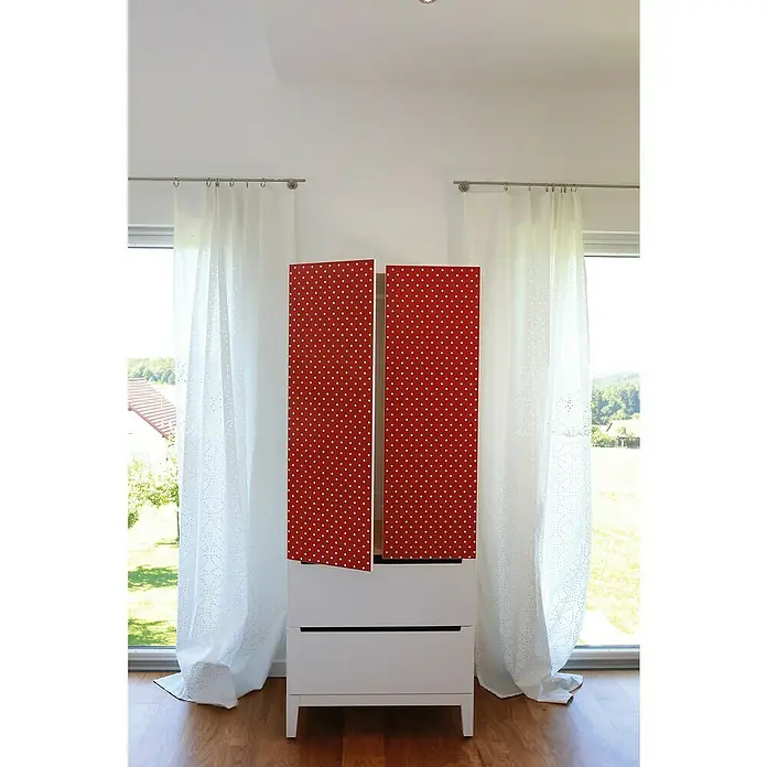 D-c-fix Pünktchenfolie - Rot, 200 x 45 cm, Petersen, Selbstklebend - Stimmungsaufnahme