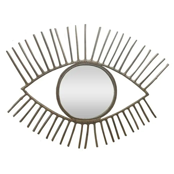 Espejo Ojo - Diámetro: 20 cm, Natural - Vista frontal