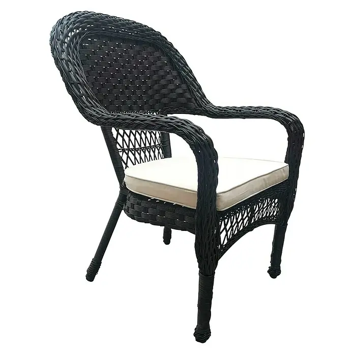 Sunfun Silla de jardín Savannah - Ancho: 66 cm, Marrón - Vista angular