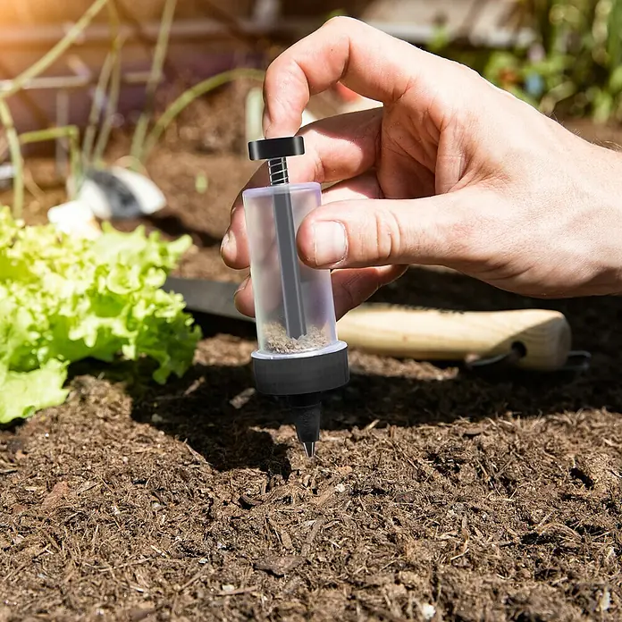 Windhager Samen-Dosierstift - Passend für: Samen Ø 2 mm - Anwendungsbeispiel