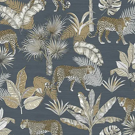 Papel pintado Tropical tigres