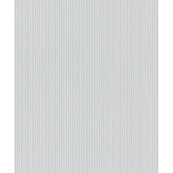 Papel pintado Rayas finas - Gris, Rayas, 10 x 0,53 m - Primer plano