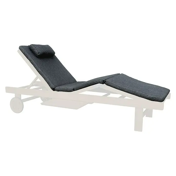Sunfun Liegenauflage - Anthrazit, Länge: 198,5 cm - Anwendungsbeispiel