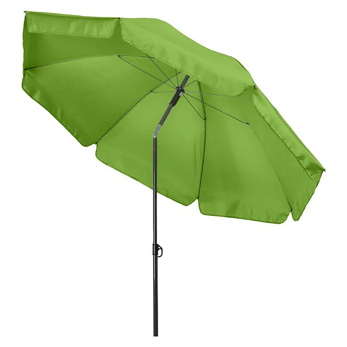 Sonnenschirm MALIBU II - Grün, Durchmesser: 180 cm - Diagonale Ansicht
