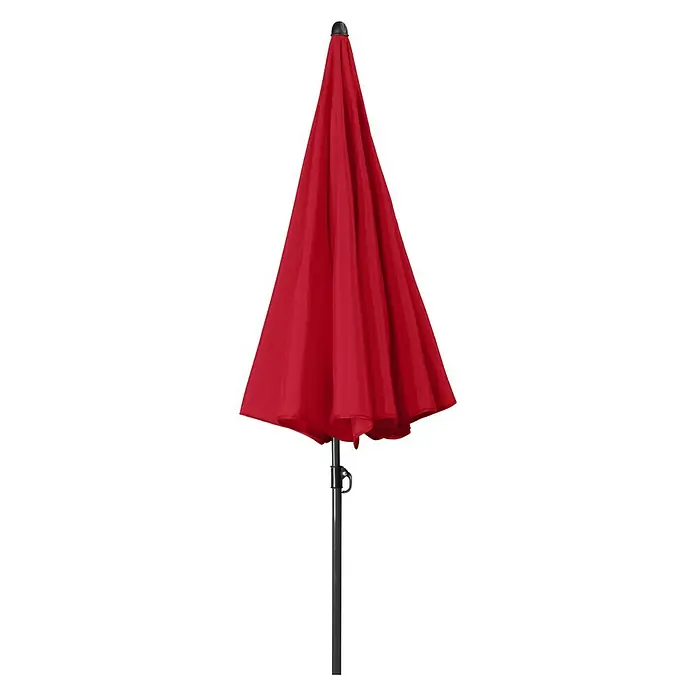 Sonnenschirm MALIBU II - Rot, Durchmesser: 180 cm - Vorderansicht