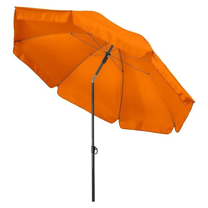 Sonnenschirm MALIBU II - Orange, Durchmesser: 180 cm - Diagonale Ansicht