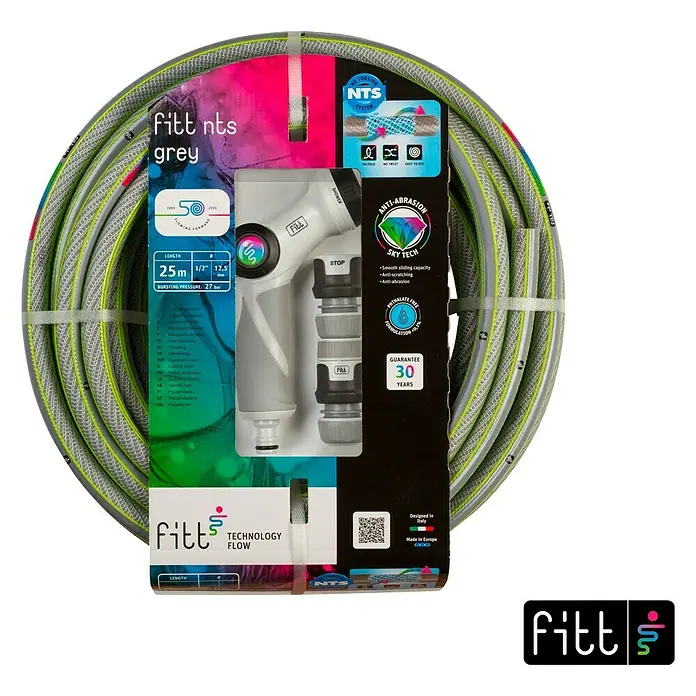 Fitt Schlauch-Set NTS GREY - 25 m, Schlauchdurchmesser: 12,5 mm - Ansicht von oben