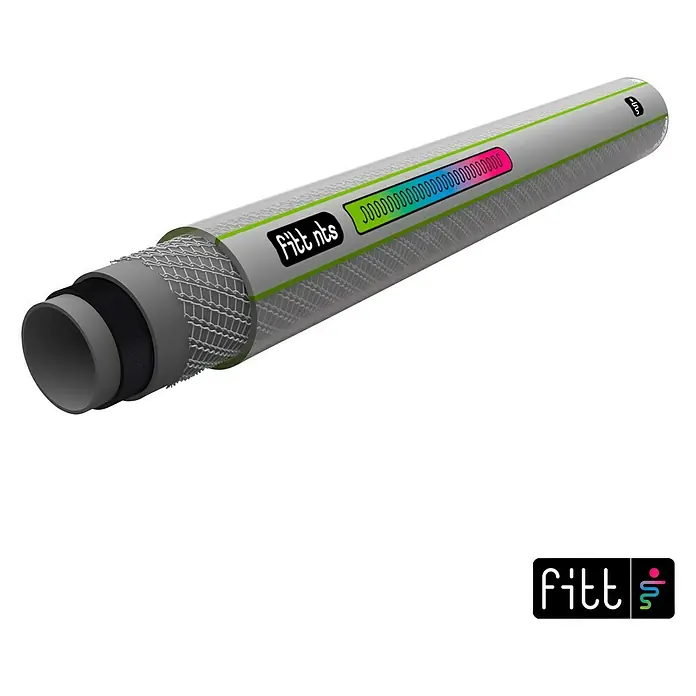 Fitt Schlauch-Set NTS GREY - 25 m, Schlauchdurchmesser: 12,5 mm - Diagonale Ansicht