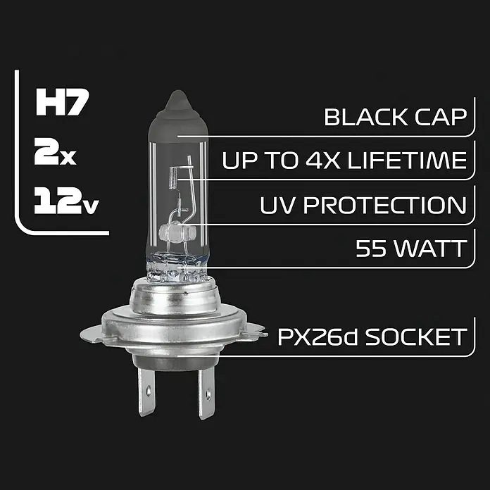 Formula 1® Hauptscheinwerfer-Lampen CL730 - H7, 2 Stk.