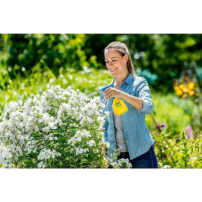 Gloria Handsprüher Hobby 05 FLEX mit Doppelhub - 360° Funktion, 0,5 l - Anwendungsbeispiel