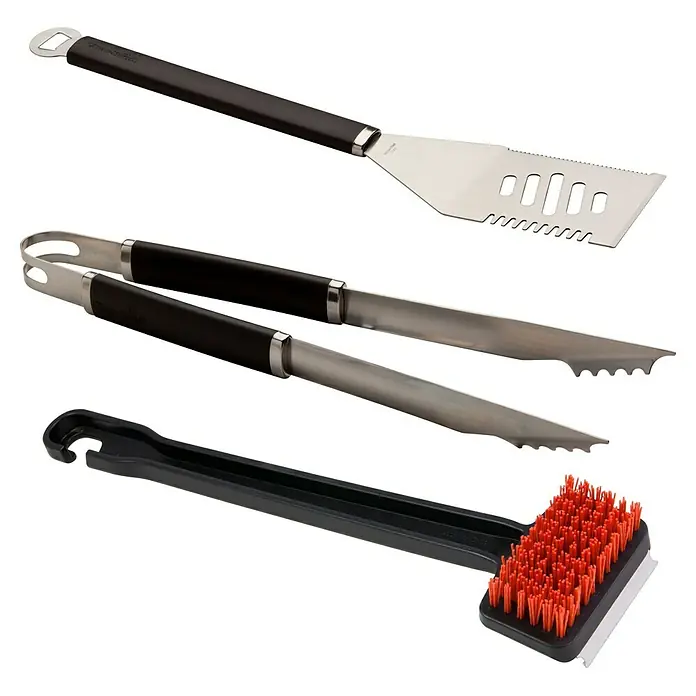 Char-Broil Grillbesteck - 3 -tlg. - Diagonale Ansicht