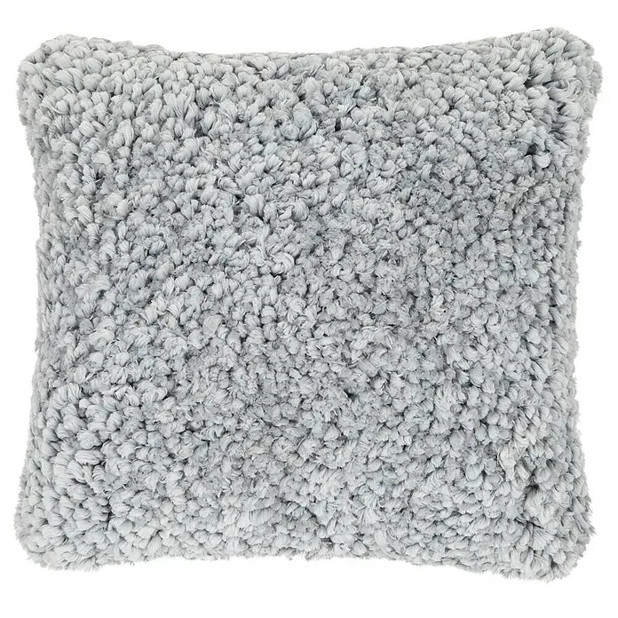 Kissen Oscar - Light Grey, 50 x 50 cm, 100 % Polyester - Vorderansicht