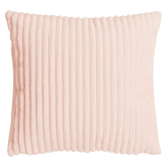 Kussen Alanya - Zachtroze, 45 x 45 cm, 100 % polyester - Vooraanzicht