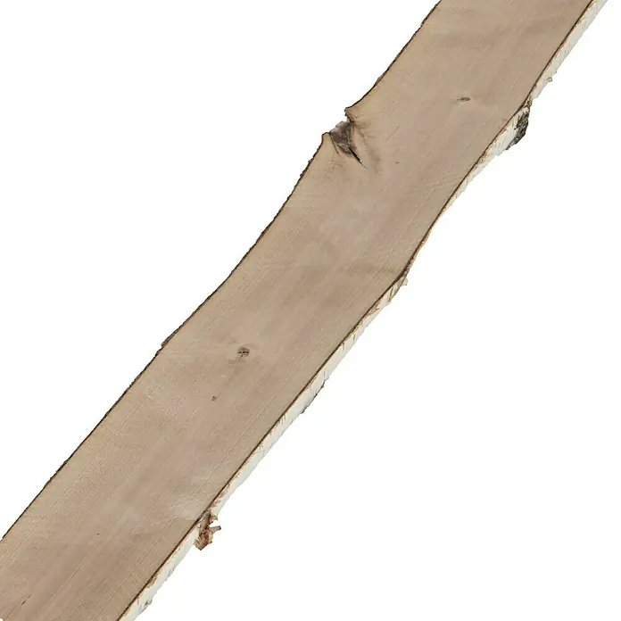 Birkenhalbstamm - 0,8 m, Durchmesser: 5 cm - 10 cm, Unbehandelt - Detailaufnahme