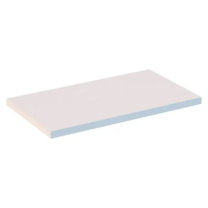 Encimera para lavabo Top - L x An x Al: 40 x 71 x 3 cm, Blanco seda - Vista angular