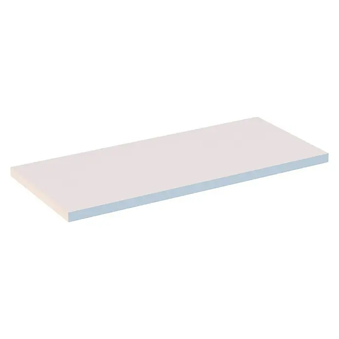 Encimera para lavabo Top - L x An x Al: 40 x 91 x 3 cm, Blanco seda - Vista angular