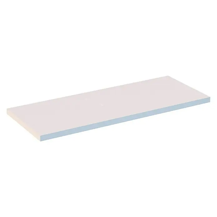 Encimera para lavabo Top - L x An x Al: 40 x 101 x 3 cm, Blanco seda - Vista angular