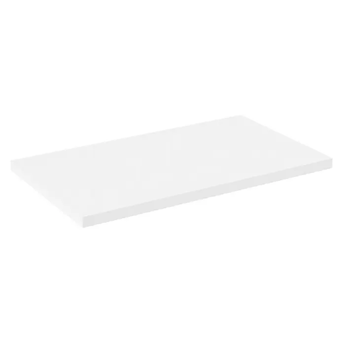 Encimera para lavabo Top - L x An x Al: 46 x 81 x 3 cm, Blanco seda - Vista angular