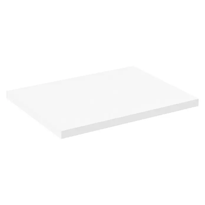 Encimera para lavabo Top - L x An x Al: 46 x 61 x 3 cm, Blanco seda - Vista angular