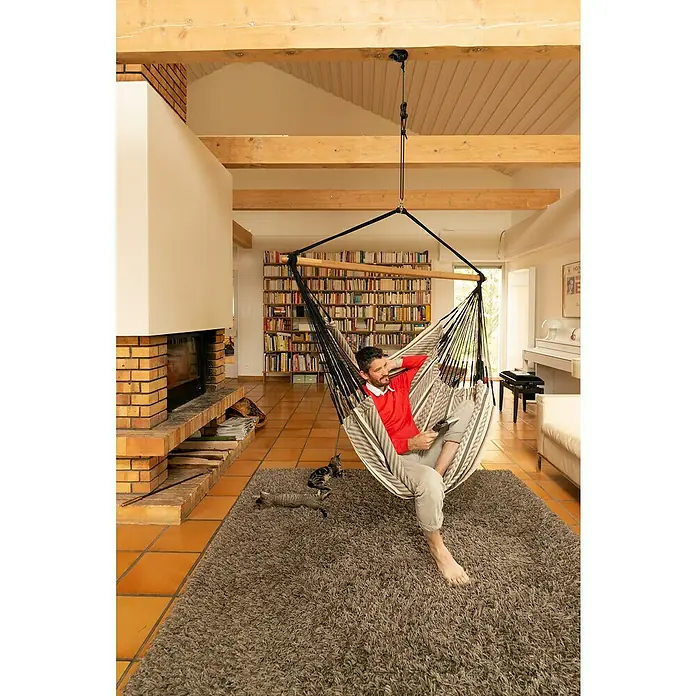 La Siesta Anclaje de fijación CMG30-9 - Carga soportada: 200 kg, Apto para: Silla colgante - Producto en uso