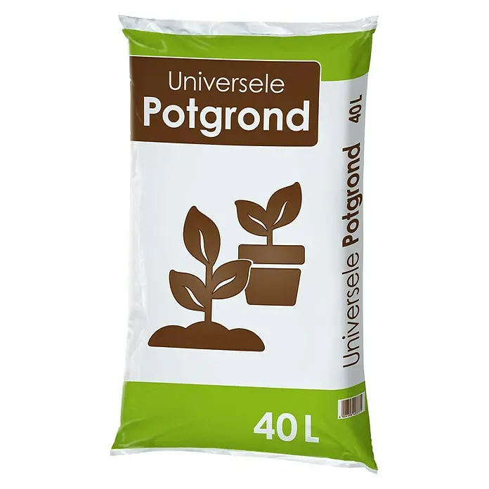 BAUHAUS Potgrond - 40 l - Diagonaal zicht