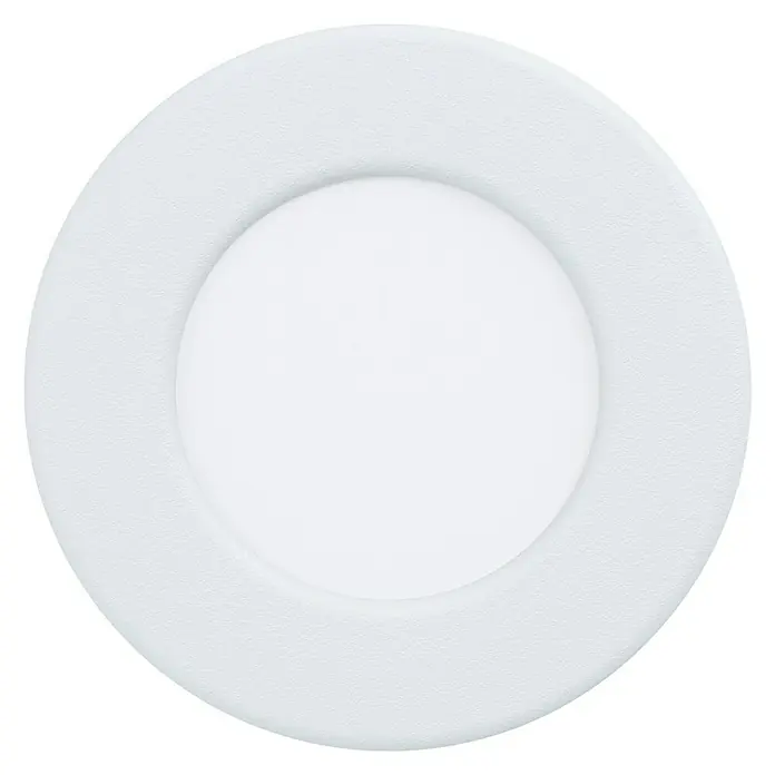 Eglo Fueva 5 Downlight LED empotrable redondo - 2,7 W, Ø x Al: 86 x 26 mm, Blanco neutro - Vista frontal