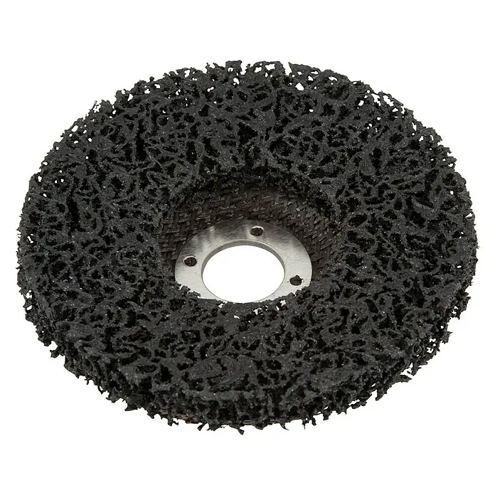 Wolfcraft Disco de limpieza - Diámetro: 115 mm, Malla de carburo de silicio - Vista descendente