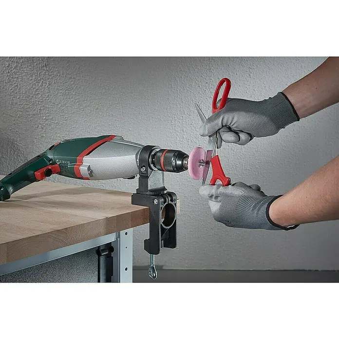 Wolfcraft Polierscheiben - Durchmesser: 60 mm, Geeignet für: Metall - Anwendungsbeispiel