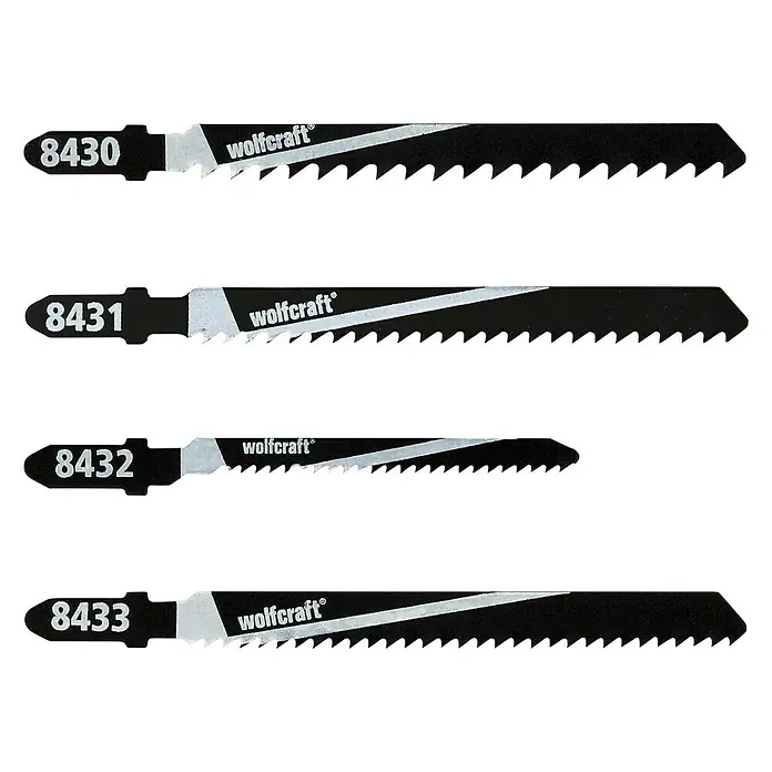 Alpha Tools Stichsägeblatt-Set - 10 -tlg., T-Schaft - Ansicht von oben