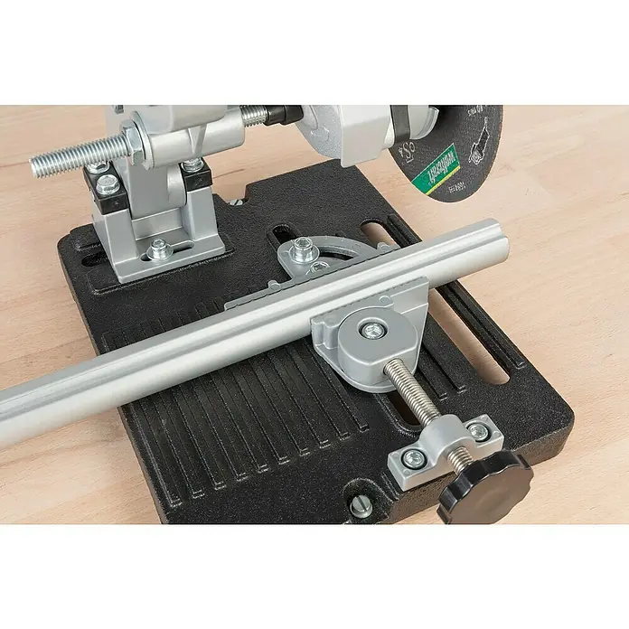 Wolfcraft Soporte de mesa 5019000 - Específico para: Amoladora angular monomanual de 115/125 mm de diámetro - Foto ambiente