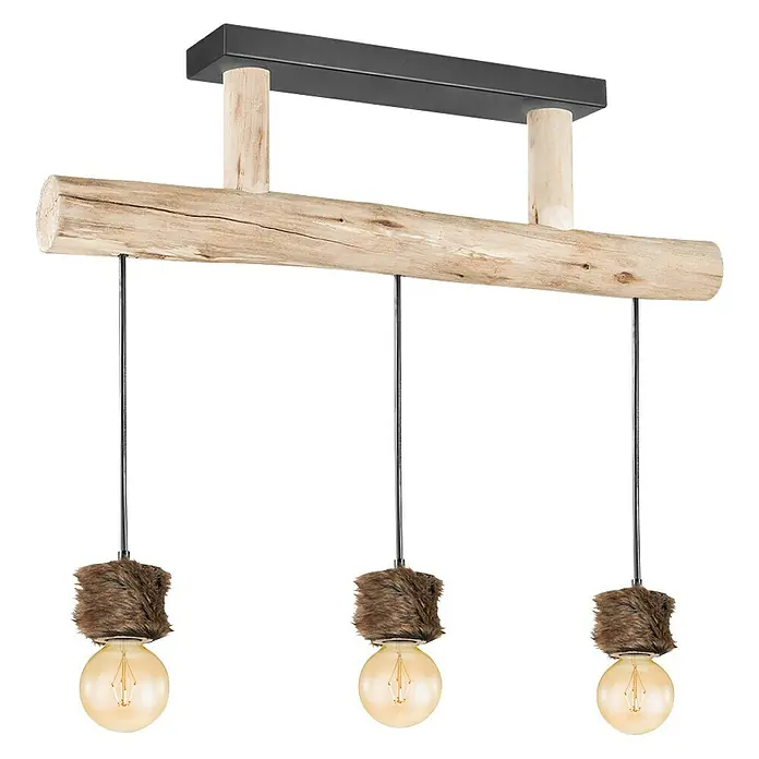 Home Sweet Home Pendelleuchte Furdy - Höhe: 131 cm - Vorderansicht