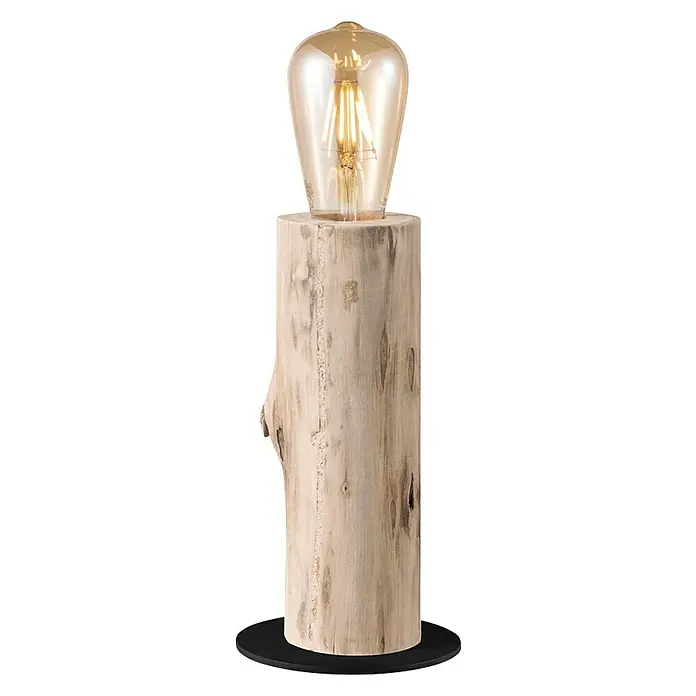 Home Sweet Home Tafellamp Billy - 10 W, Beige, Zwart, E27, 120 mm x 25,5 cm - Vooraanzicht